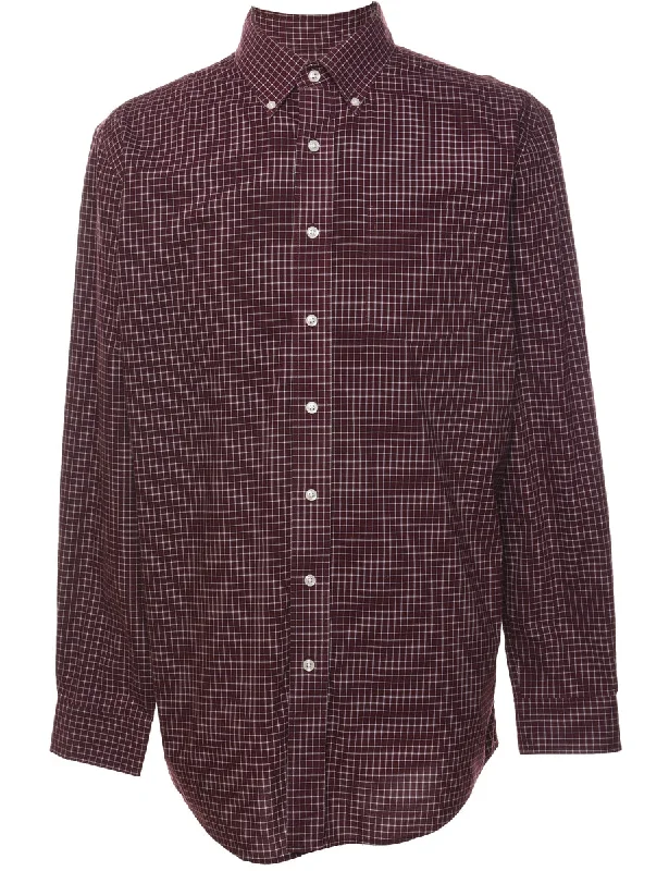 L.L. Bean Checked Shirt - L