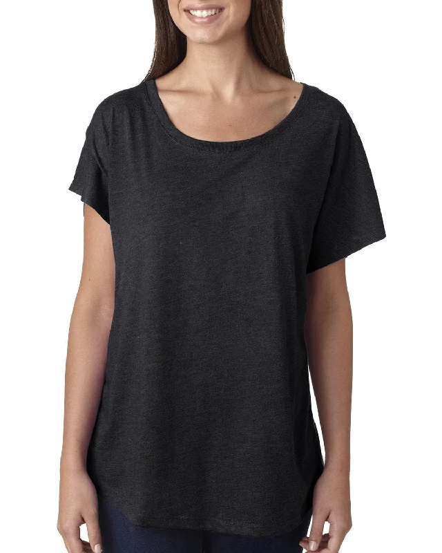 Next Level Ladies Triblend Dolman | Vintage Black