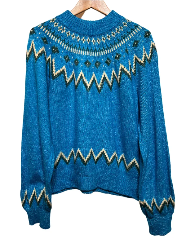 Who What Where Mens Blue Knit Jumper (Size S)