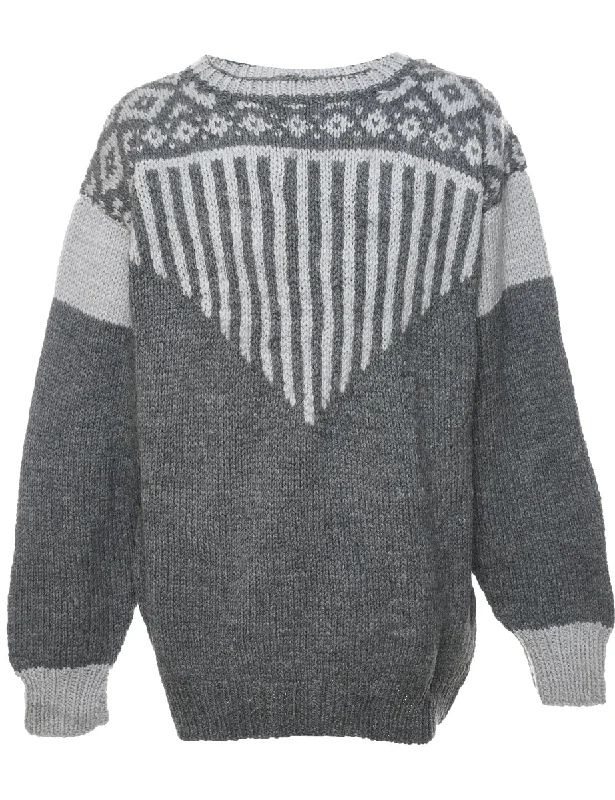 Grey Jumper - L