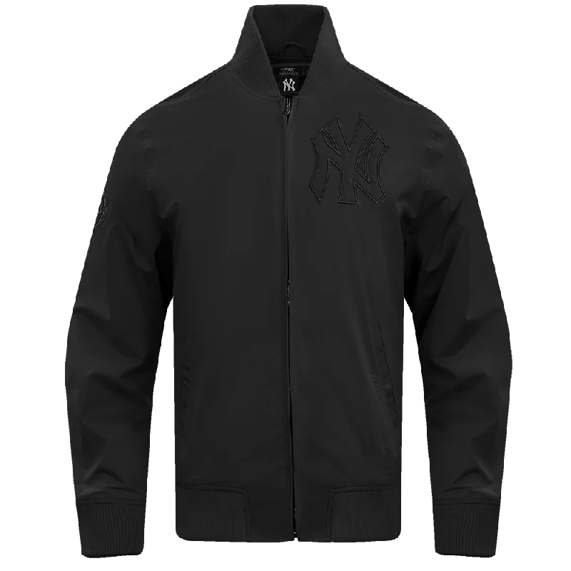 MLB NEW YORK YANKEES NEUTRAL TWILL JACKET (BLACK)