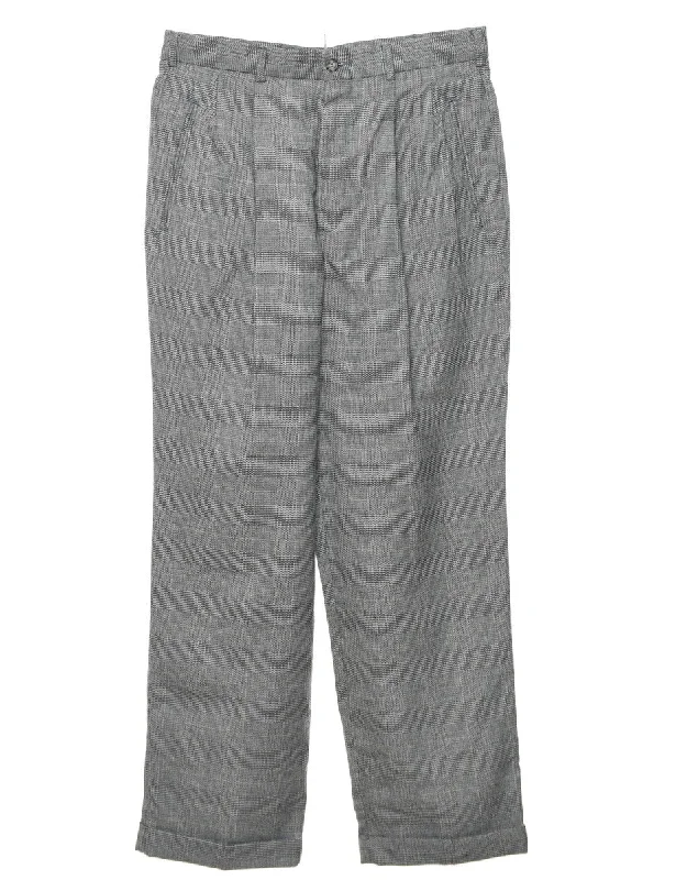 Herringbone Tweed Trousers - W31 L29