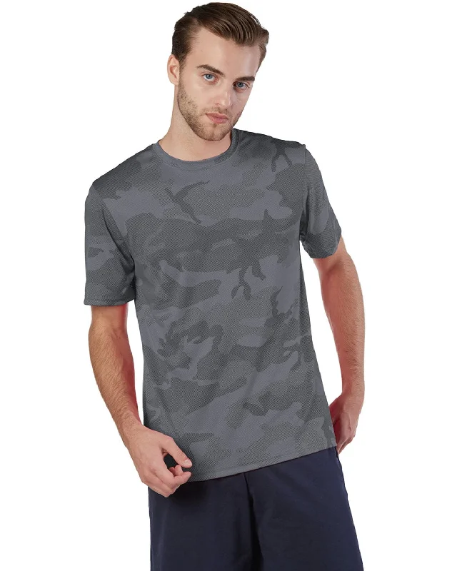 Champion Double Dry Performance T-Shirt | Stone Gray Camo