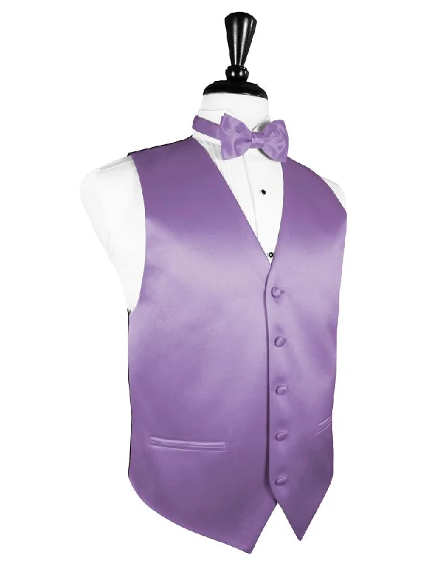 Wisteria Luxury Satin Tuxedo Vest