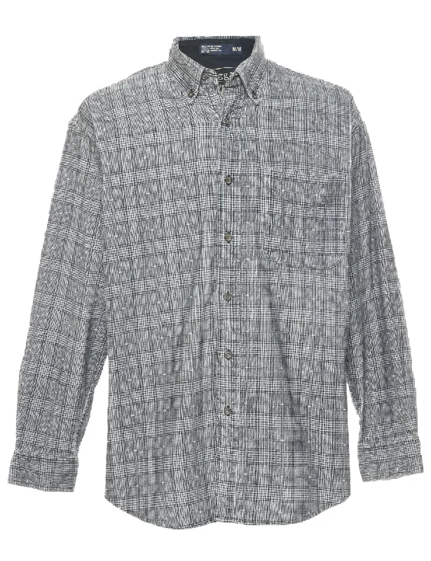 Haggar  Corduroy Checked Shirt - M