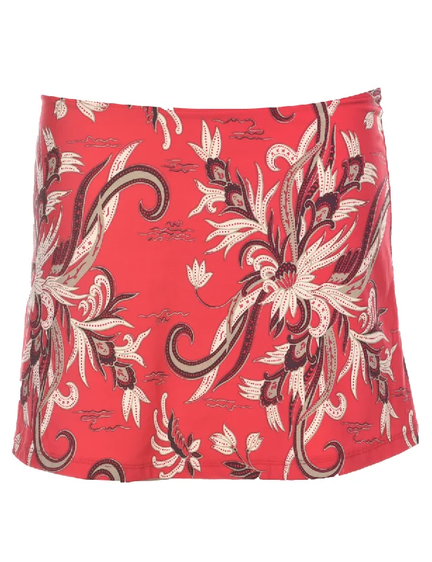 Jantzen Floral Mini Skirt - M