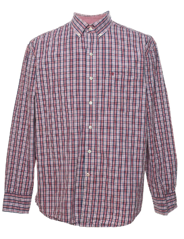 Izod Checked Shirt - L