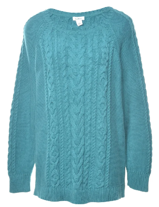 L. L. Bean Cable Knit Jumper - L