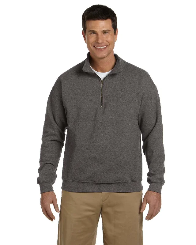 Gildan Heavy Blend Vintage Classic Quarter-Zip Sweatshirt | Tweed