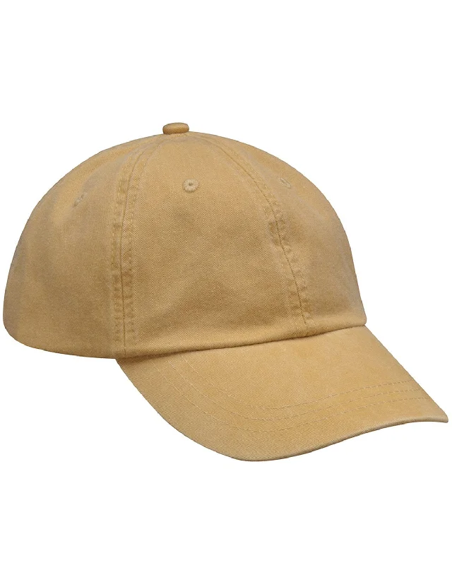 Adams Low-Profile Washed Pigment-Dyed Cap | Mustard