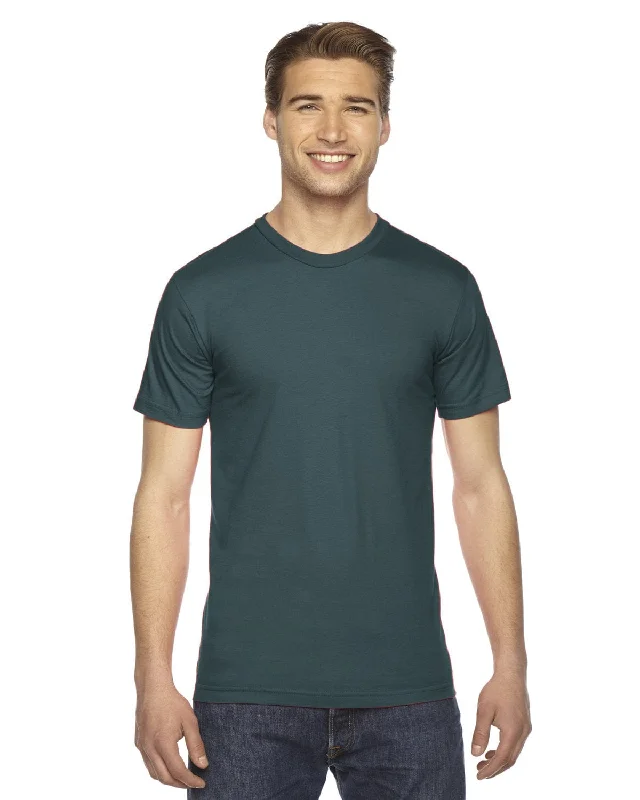 American Apparel Unisex Fine Jersey Short Sleeve T-Shirt | Forest