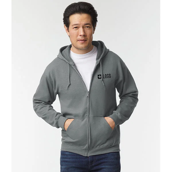 Gildan Full Zip Hooded Sweatshirt