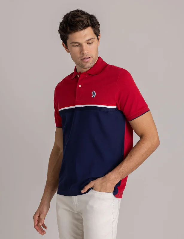 COLORBLOCK SIGNATURE STRIPE POLO SHIRT