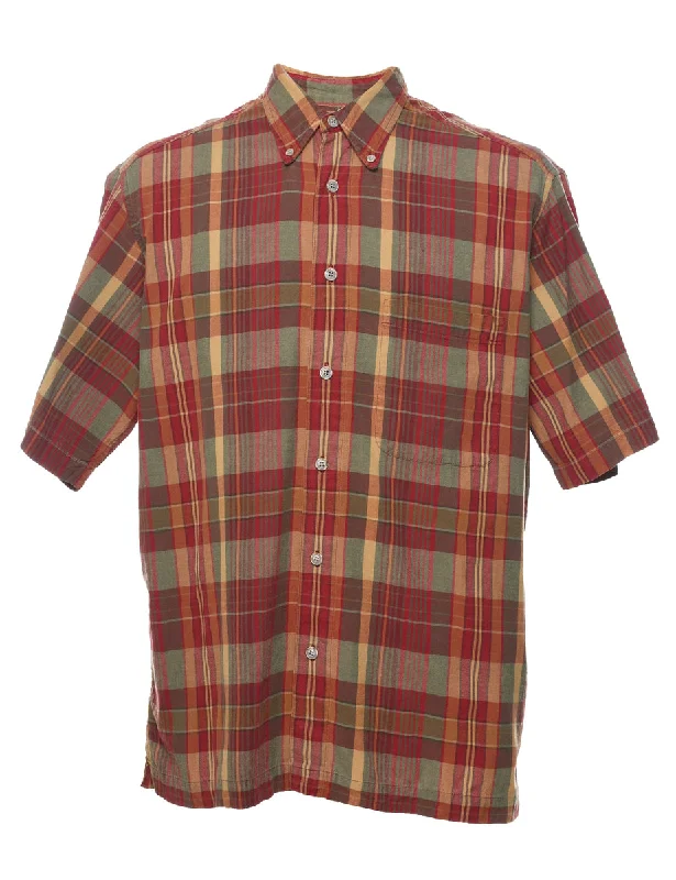 Izod Checked Shirt - M