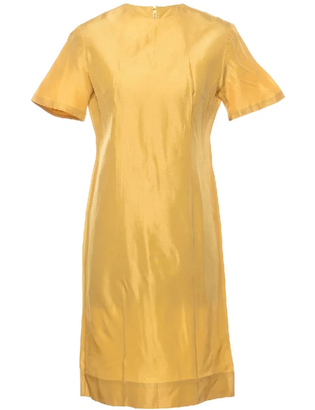 Gold 1960s Dress - M