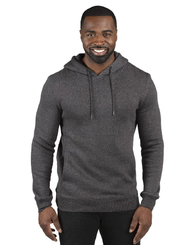 Threadfast Apparel Unisex Ultimate Fleece Pullover Hooded Sweatshirt | Charcoal Heather