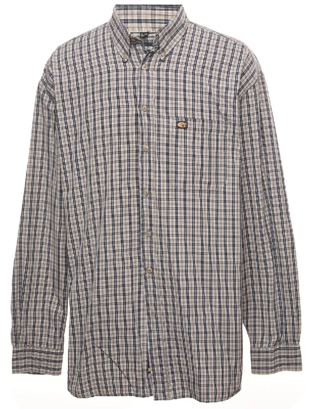 Grey Checked Shirt - XL