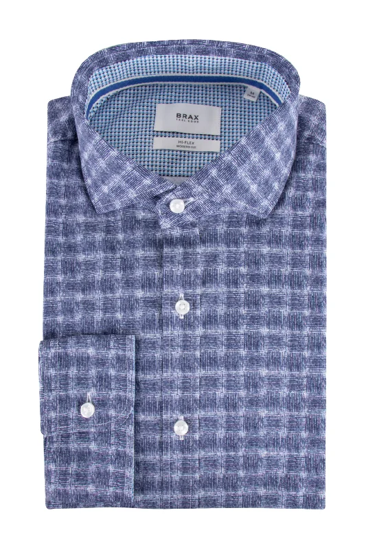 Brax Harold Kent Shirt Blue