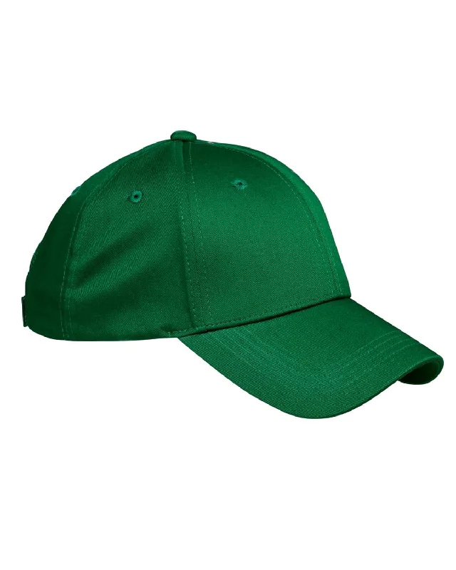 Big Accessories 6-Panel Structured Twill Cap | Kelly Green