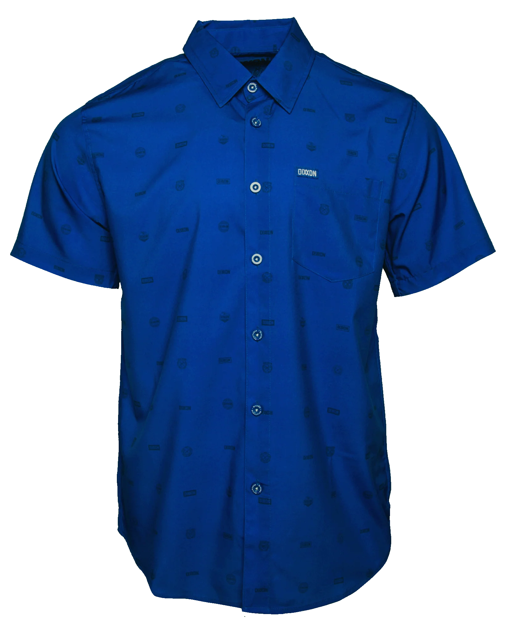 The Executive Blue Short Sleeve Party Shirt