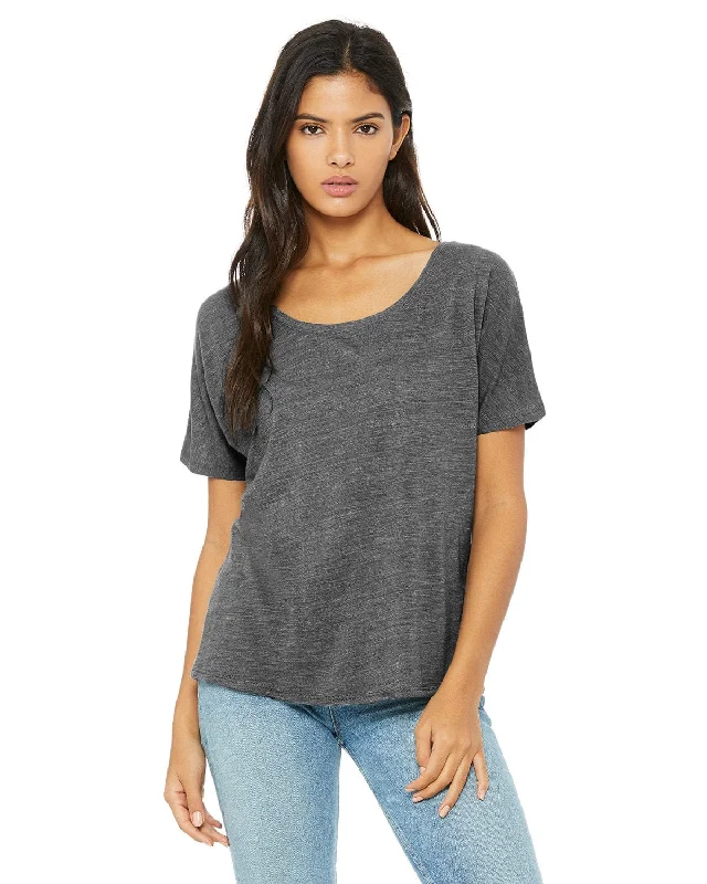 Bella+Canvas Ladies Slouchy T-Shirt | Asphalt Slub