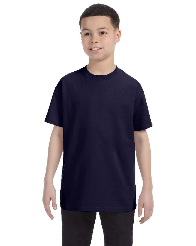 Hanes Youth Authentic-T T-Shirt | Navy