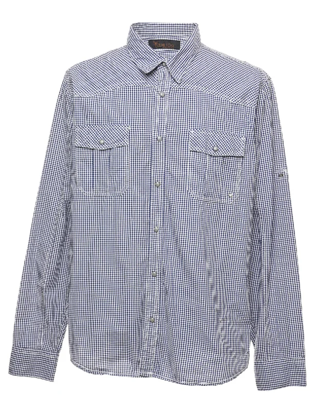 Gingham Western Shirt - XL