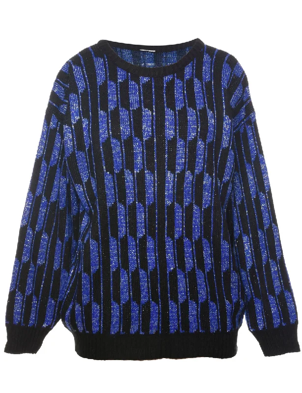 Geometric Pattern Jumper - L