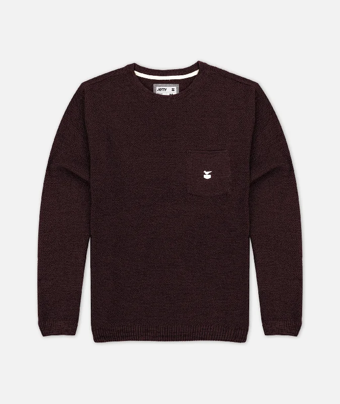 The Brine Sweater - Burgundy