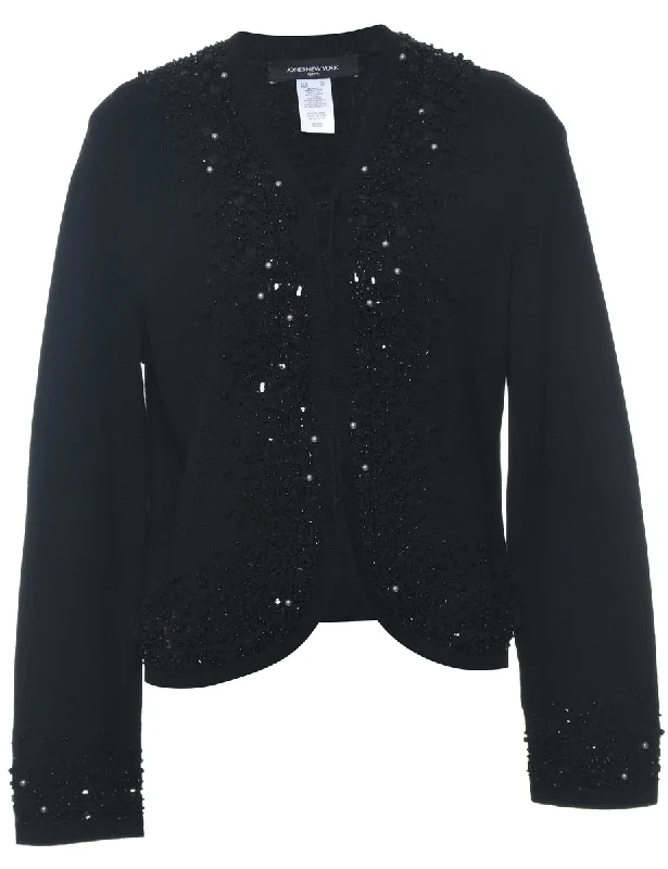 Jones New York Beaded Cardigan - L