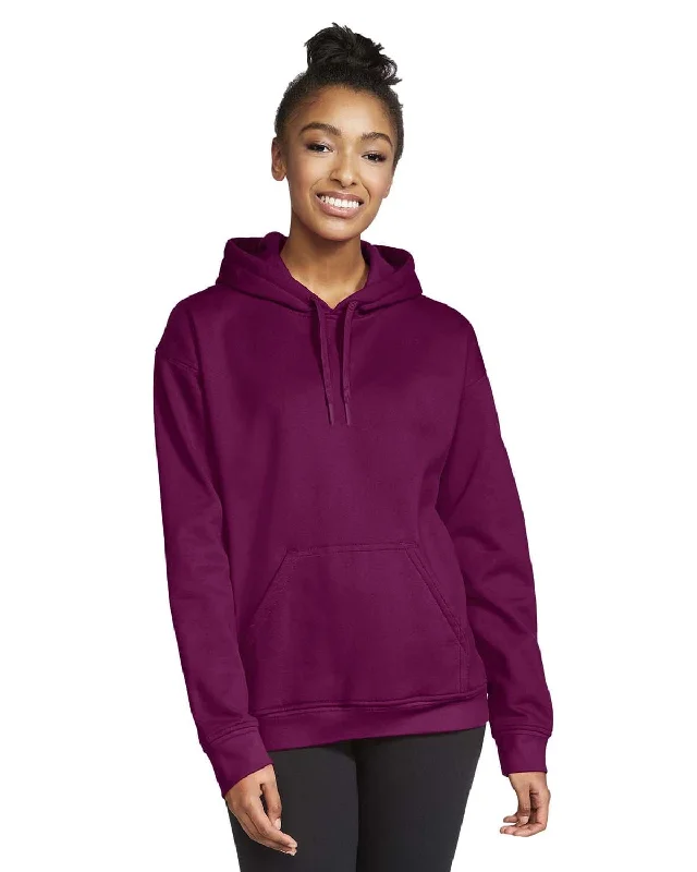 Gildan Softstyle Fleece Pullover Hooded Sweatshirt | Maroon