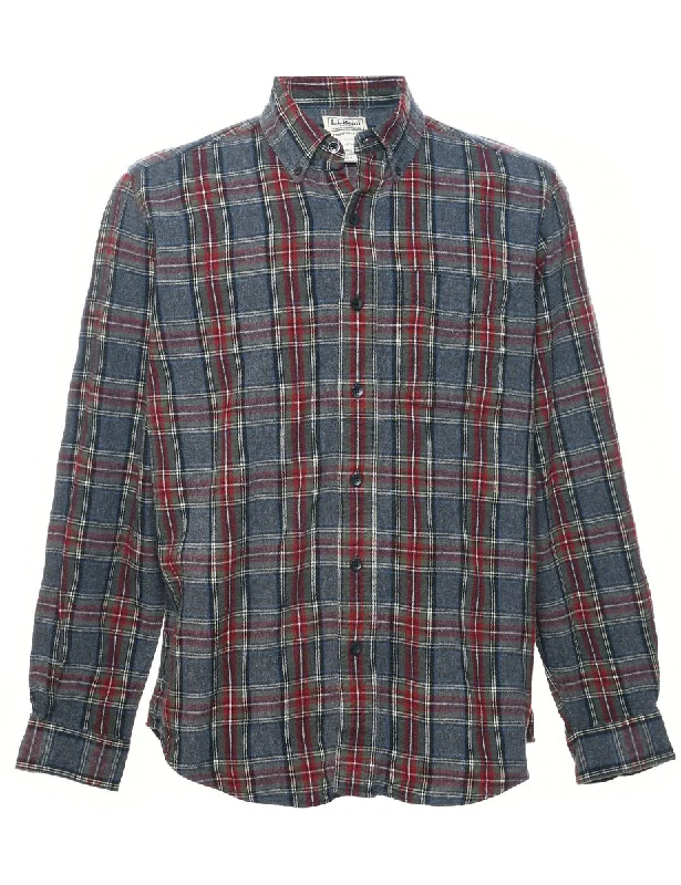 L.L. Bean Checked Shirt - M