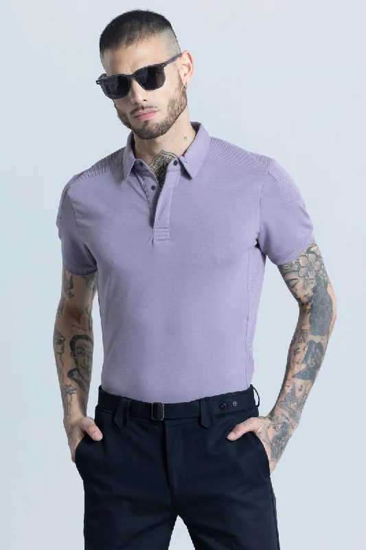 Urbanoid Lavender Polo T-Shirt