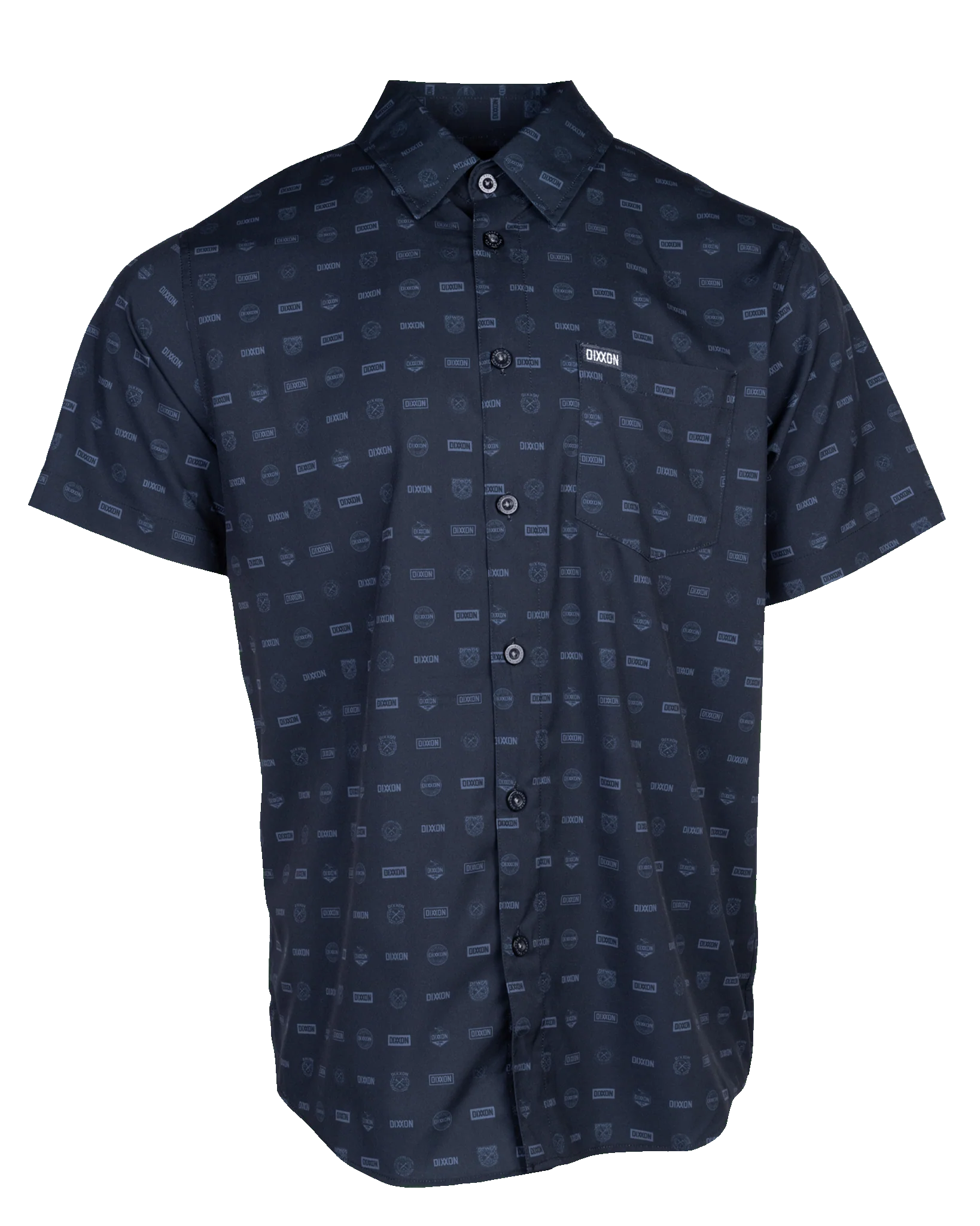 The Executive Black Short Sleeve Party Shirt