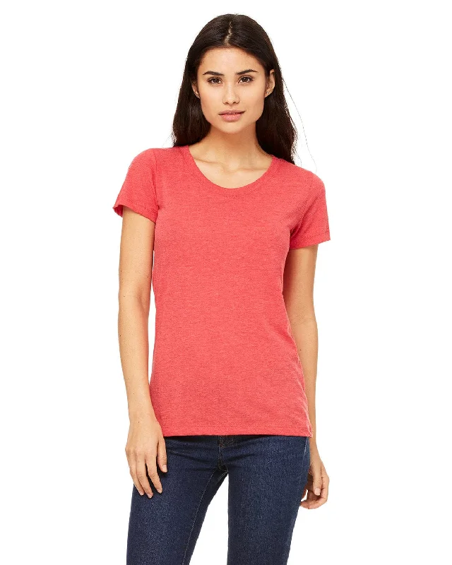 Bella+Canvas Ladies Triblend T-Shirt | Red Triblend