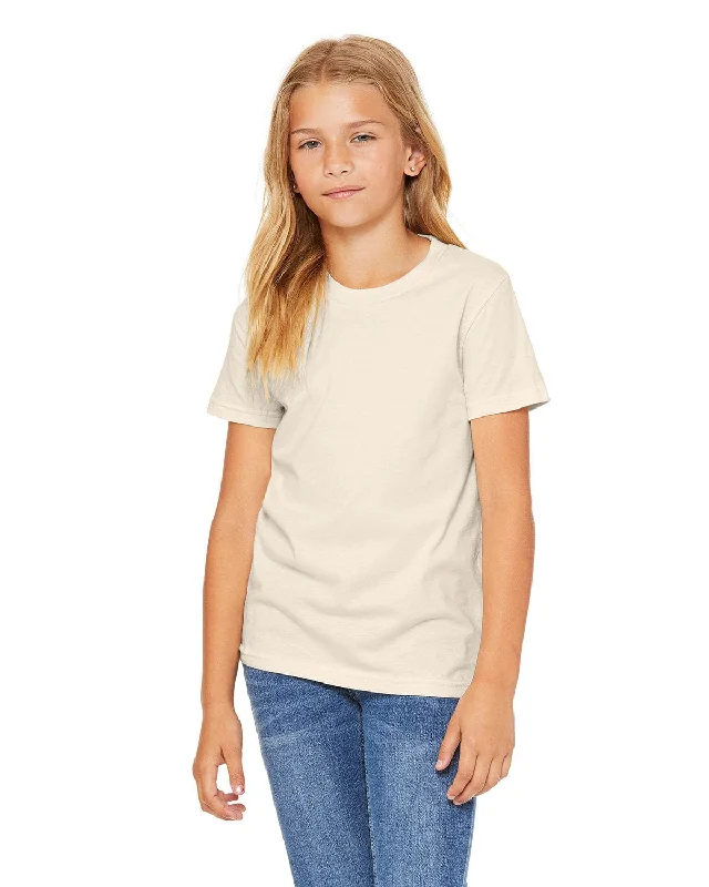 Bella+Canvas Youth Short Sleeve T-Shirt | Natural