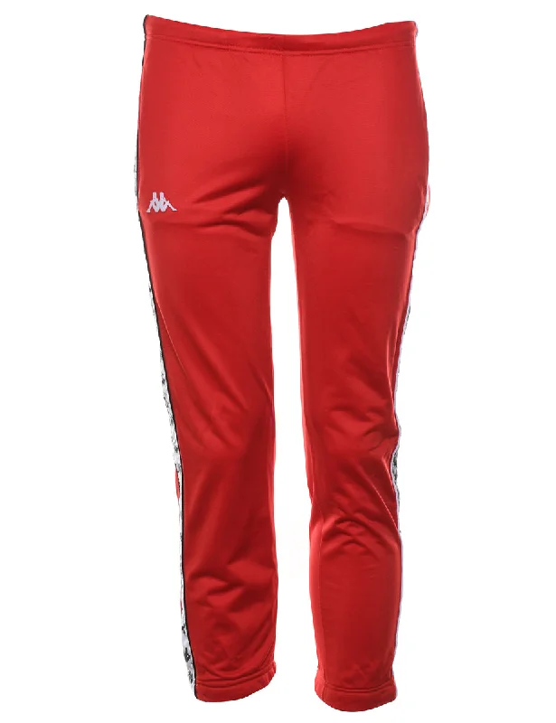 Kappa Red Track Pants - W28 L26