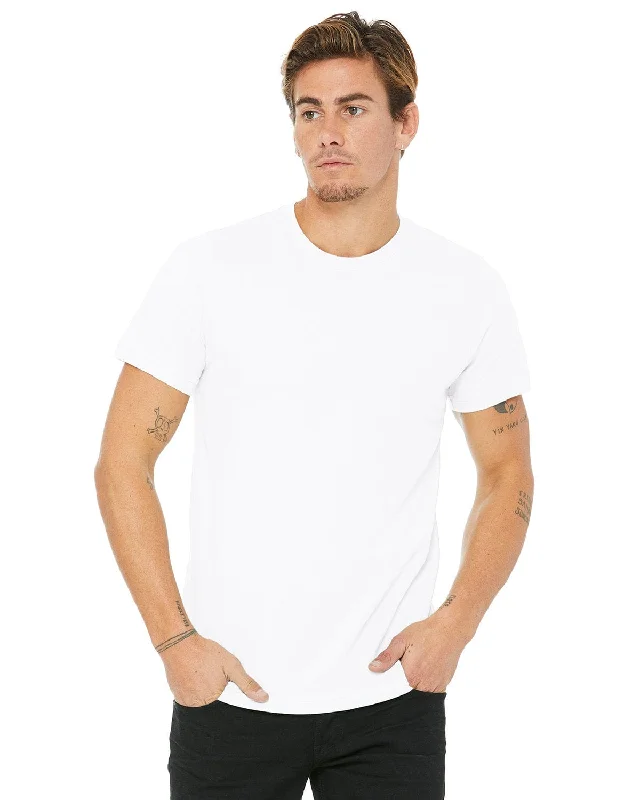 Bella+Canvas Unisex Made in the USA Short Sleeve T-Shirt | White