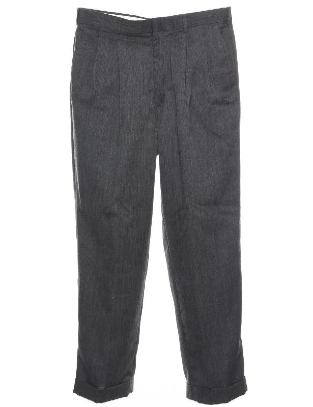 Grey Classic Trousers - W34 L30