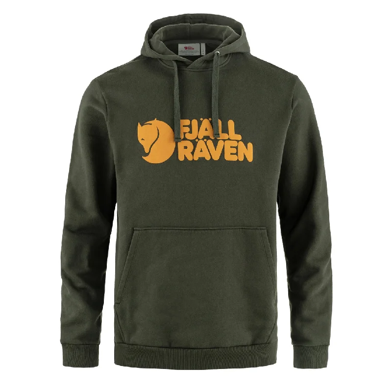 Fjallraven Logo Hoodie Deep Forest