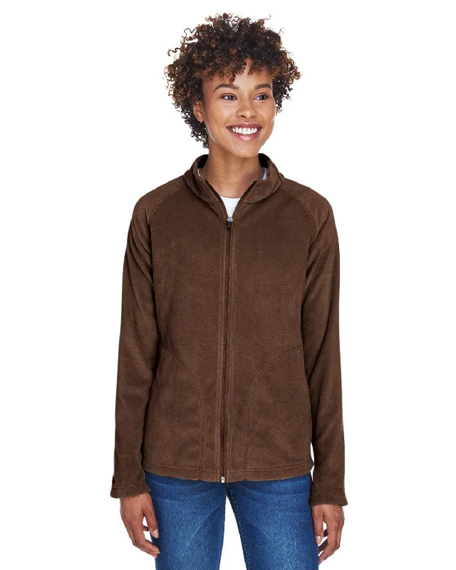 Team 365 Ladies Campus Microfleece Jacket | Sport Dark Brown