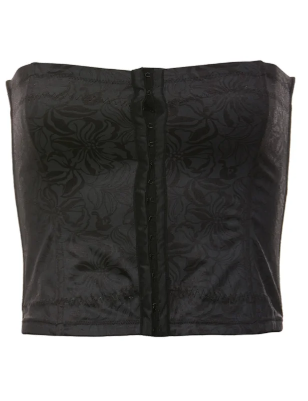 Jacquard Pattern Corset - S