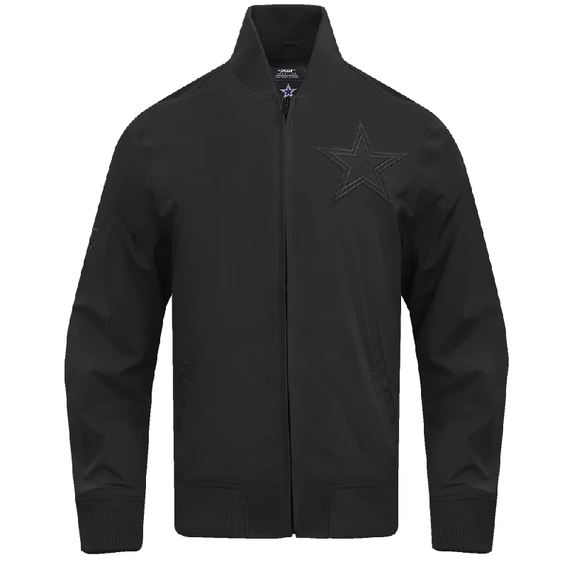 NFL DALLAS COWBOYS NEUTRAL TWILL JACKET (BLACK)