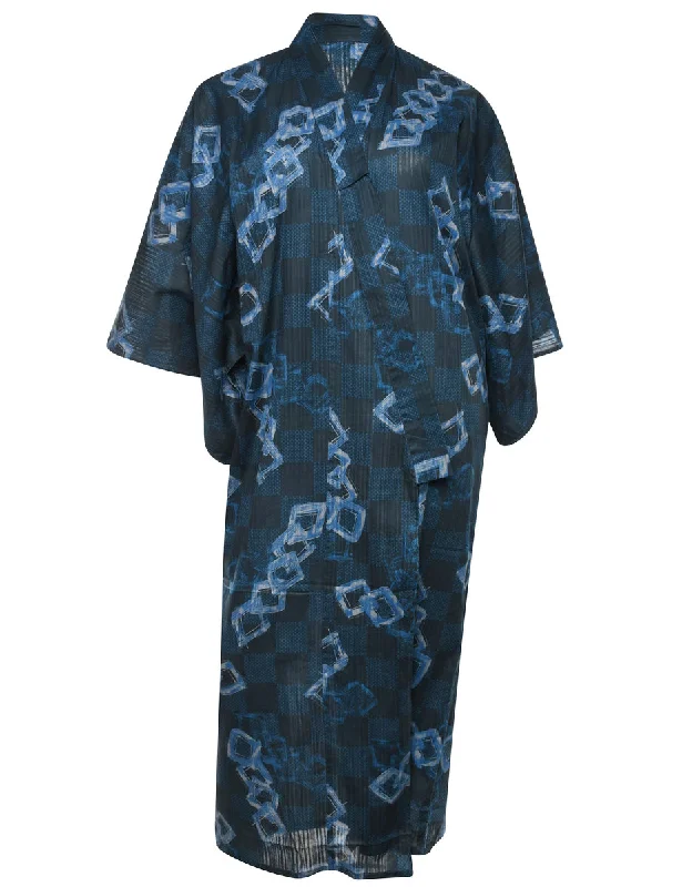 Geometric Pattern Kimono - M