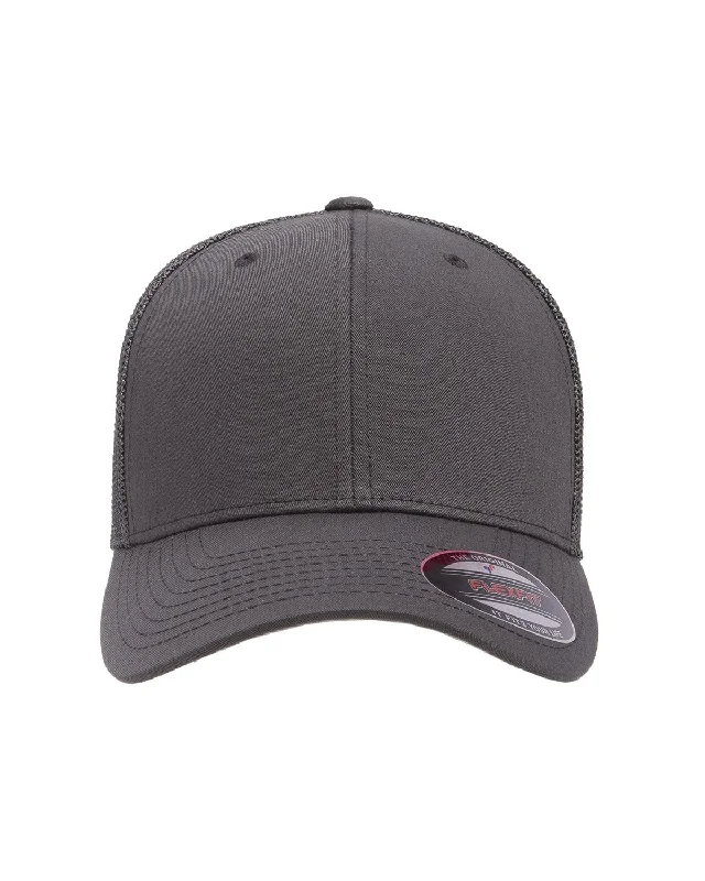 Yupoong Flexfit 6-Panel Trucker Cap | Charcoal