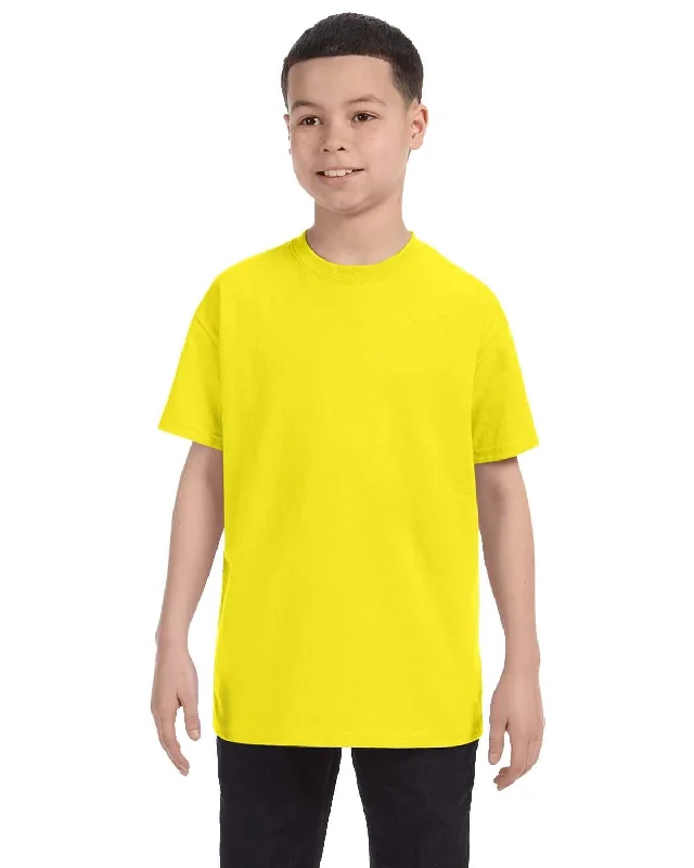 Jerzees Youth Heavyweight 50/50 T-Shirt | Neon Yellow