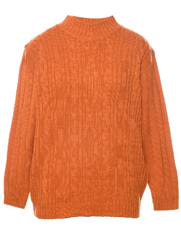 Haband Cable Knit Jumper - L