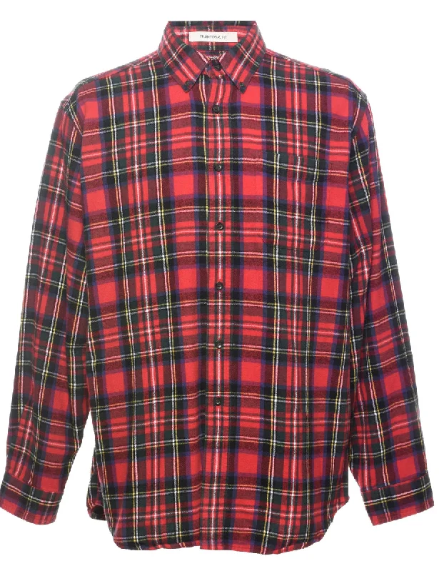 L.L. Bean Checked Shirt - L