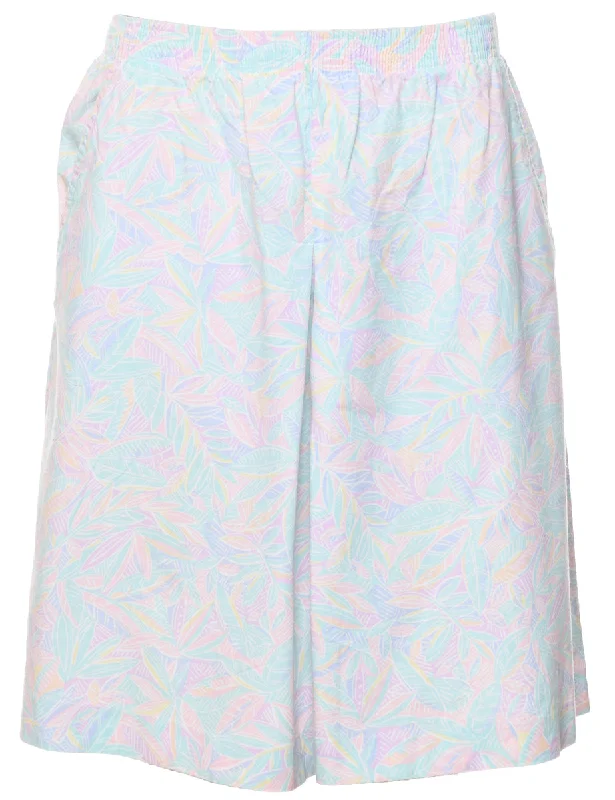 Jantzen Leafy Print Shorts - W25 L8