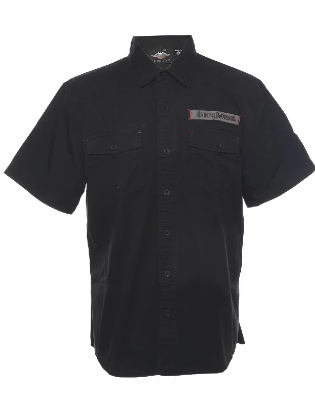 Harley Davidson Y2K Shirt - L